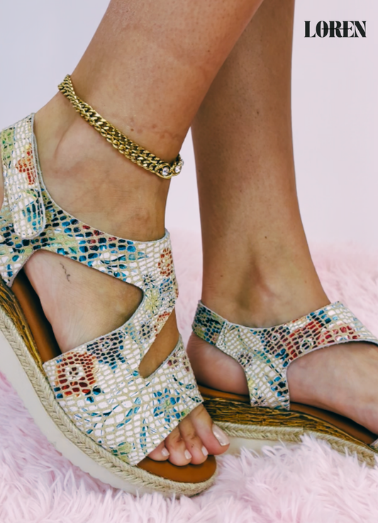 Sandalias de cuña LOREN