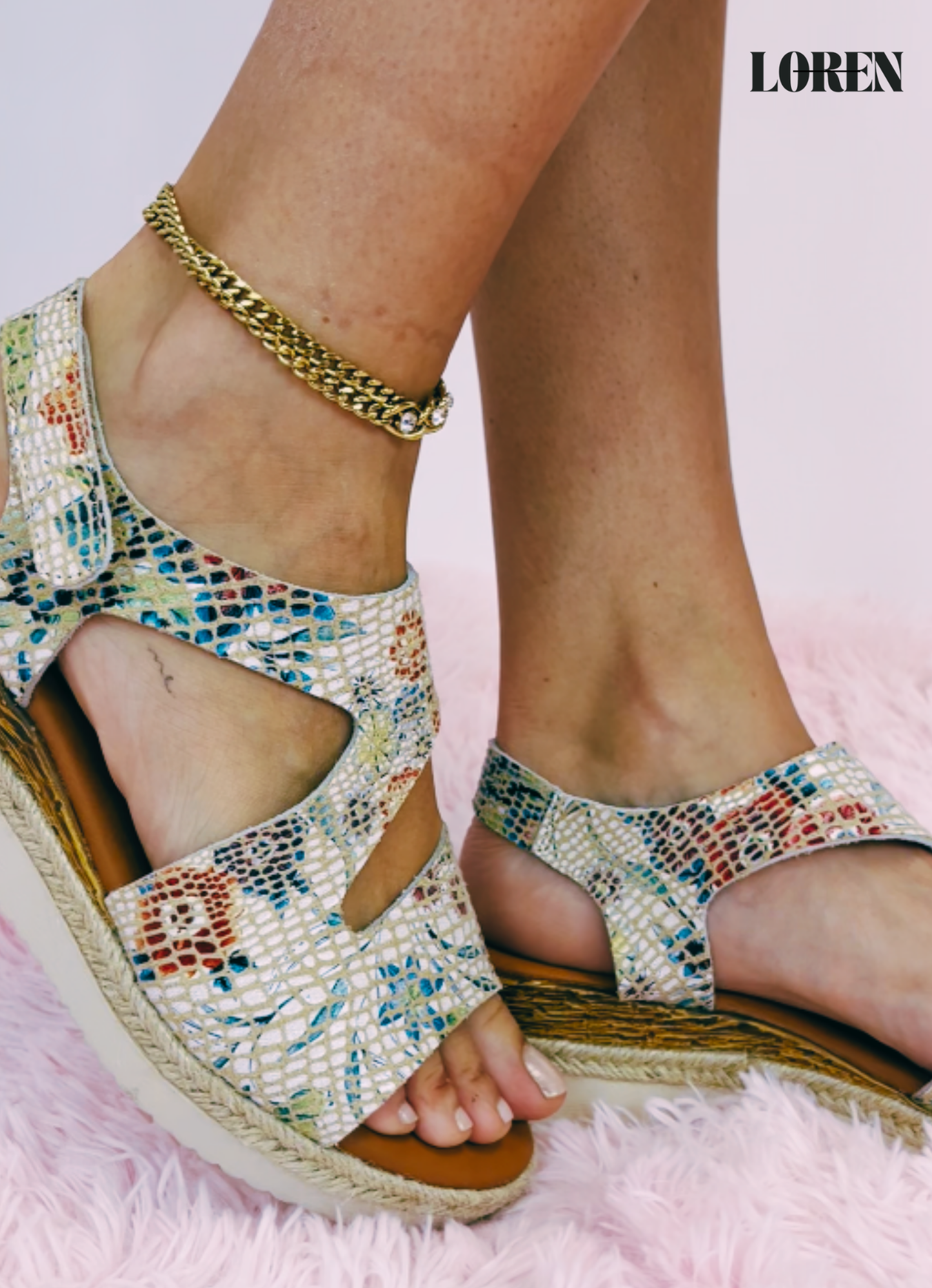 Sandalias de cuña LOREN