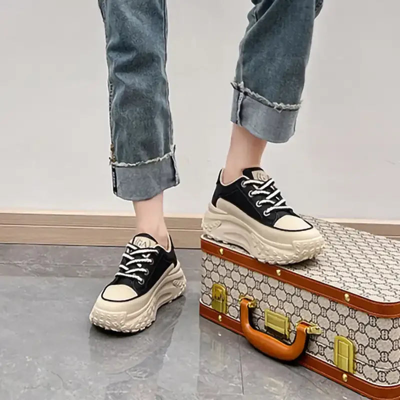 Letlco - Zapatos de Plataforma Suave