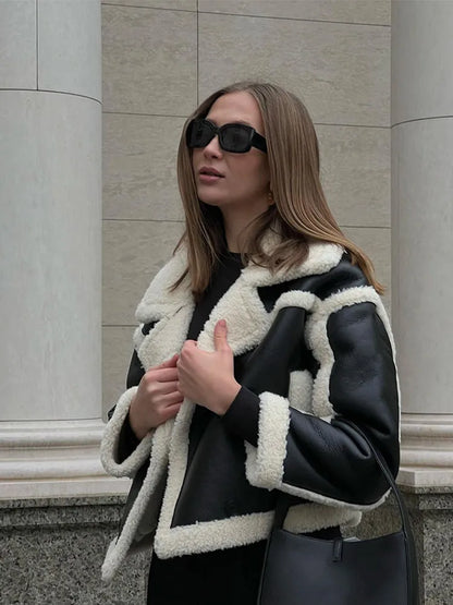 Chaqueta Otoñal Elegante Acolchada